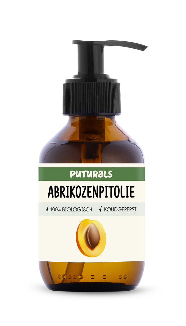 Abrikozenpitolie 100% Biologisch & Koudgeperst - Voorkant - 150ml