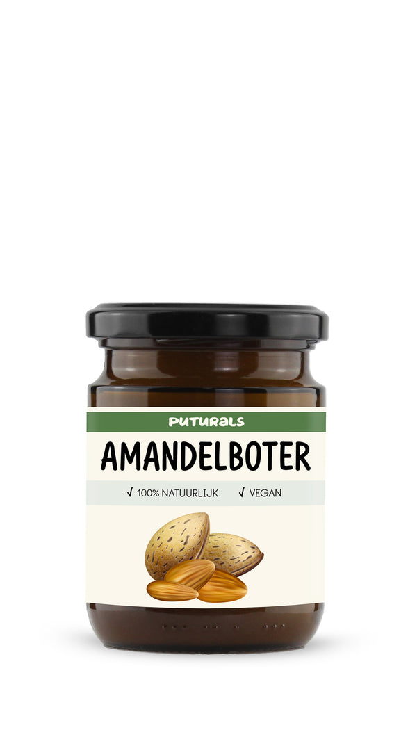 Amandelboter 100% Natuurlijk & Ongeraffineerd - 250gram - Voorkant