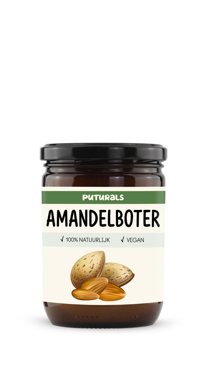 Amandelboter 100% Natuurlijk & Ongeraffineerd - 500gram - Voorkant