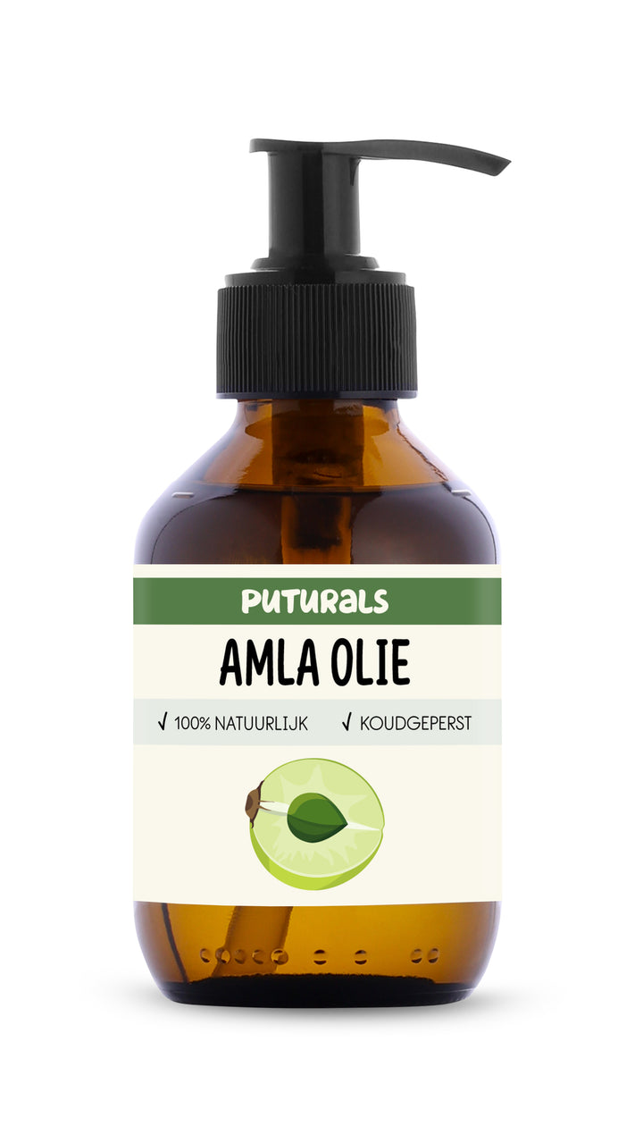 Amla Olie 100% Puur & Koudgeperst - Voorkant - 150ml