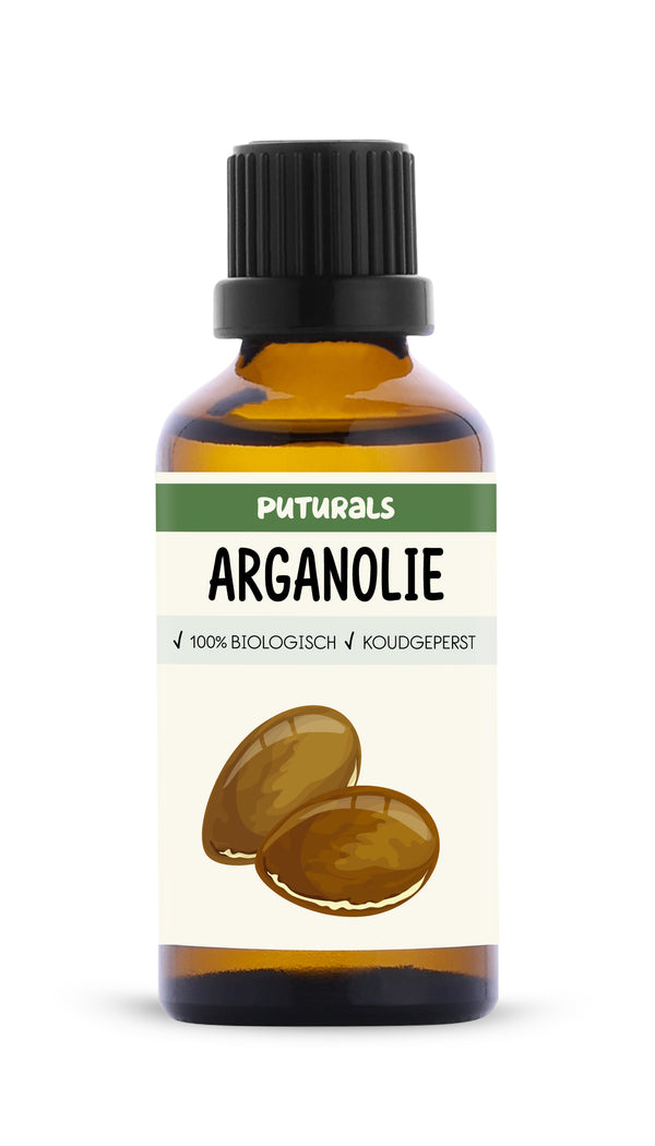 Arganolie 100% Biologisch & Koudgeperst - 50ml - Voorkant