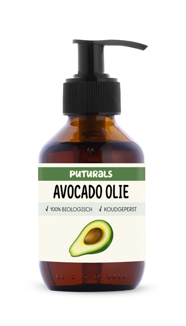Avocado Olie 100% Biologisch & Koudgeperst - Voorkant - 150ml