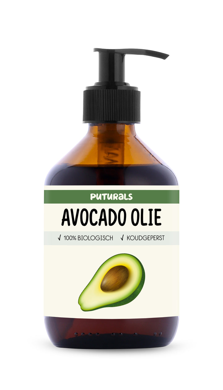 Avocado Olie 100% Biologisch & Koudgeperst - Voorkant - 300ml