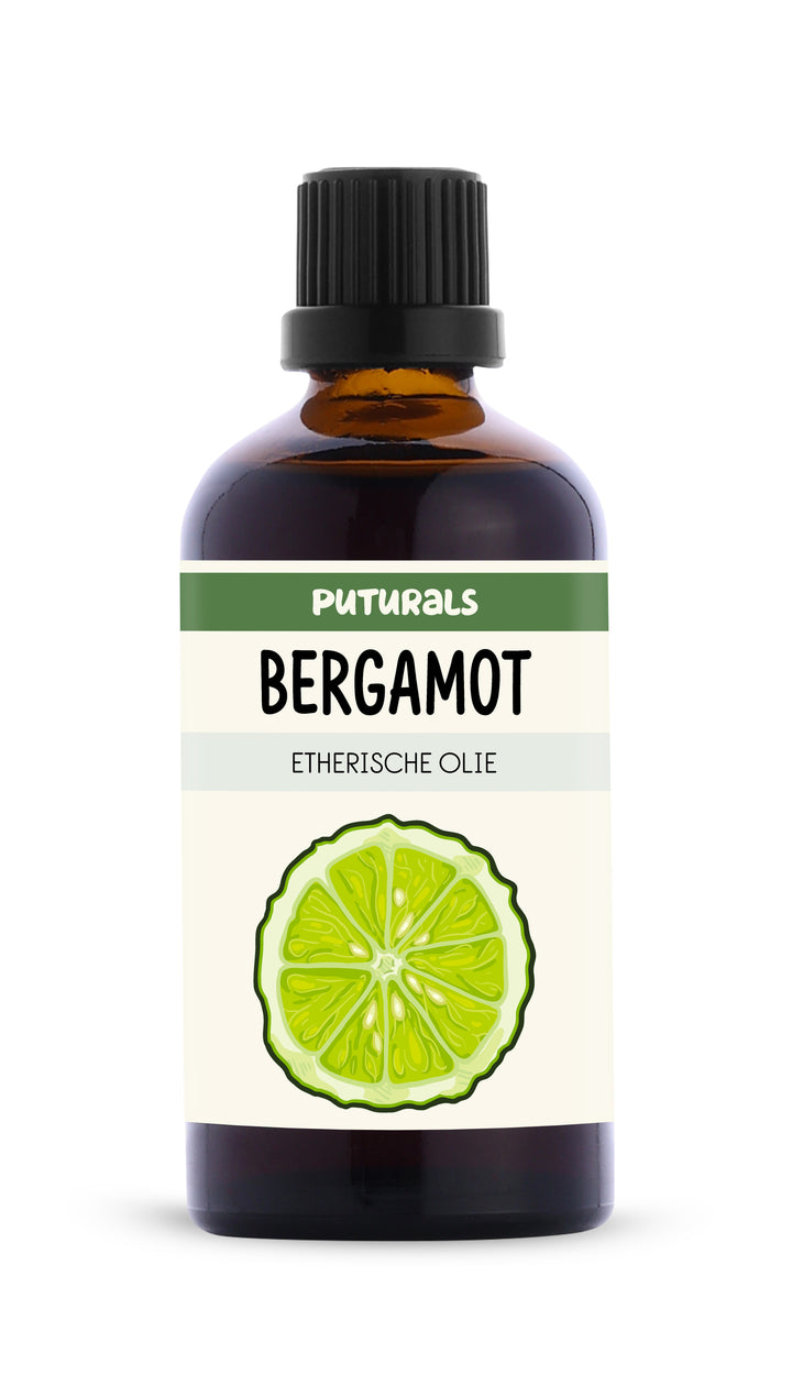 Bergamot Etherische Olie 100% Biologisch & Puur - 100ml - Voorkant