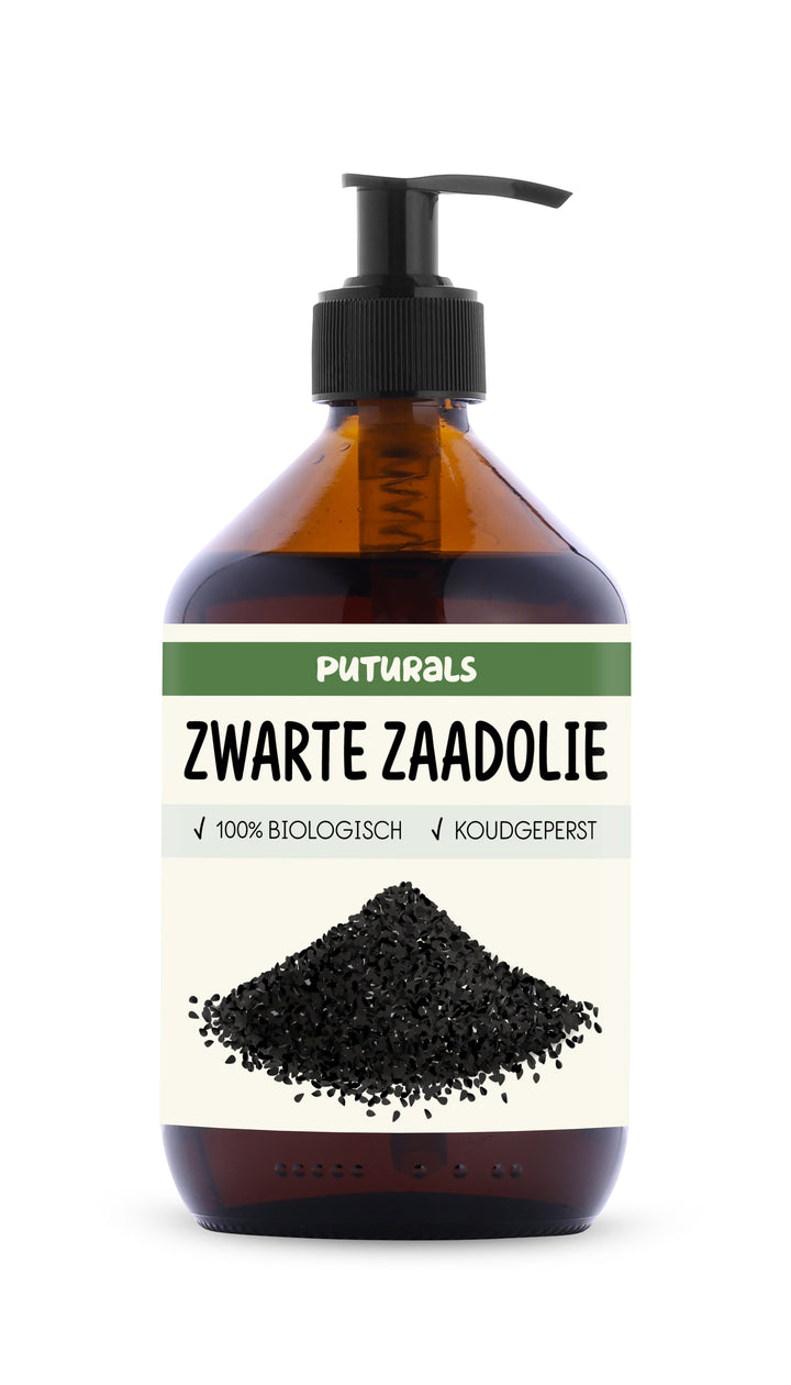 Blackseed Oil 100% Biologisch & Koudgeperst - 500ml - Voorkant