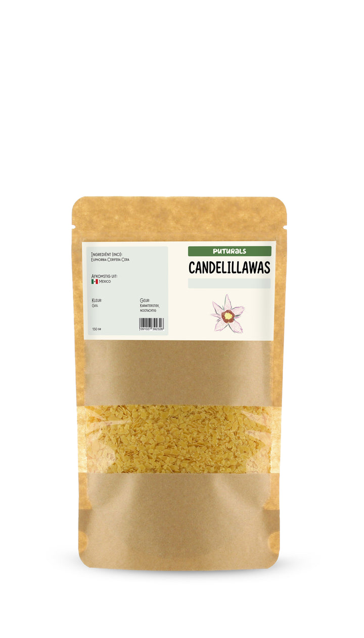 Candelillawas 100% Plantaardig & Puur - 150 gram - Voorkant