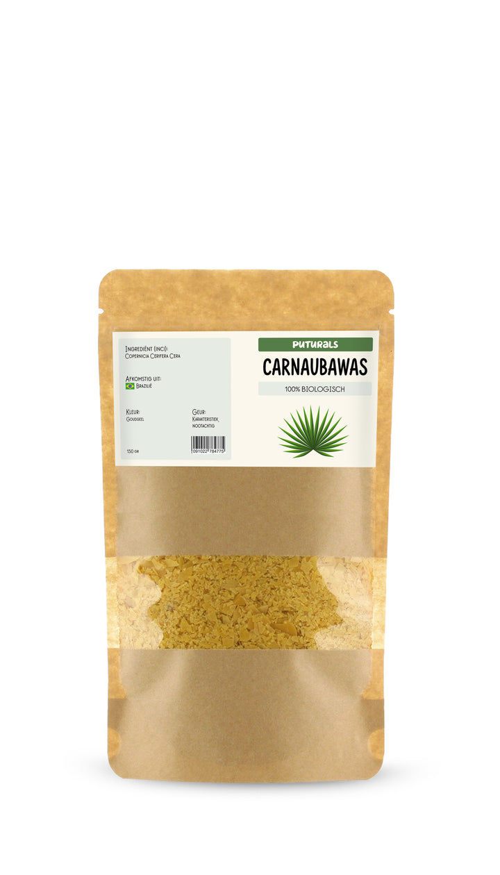 Carnaubawas 100% Plantaardig & Puur - 150 gram - Voorkant