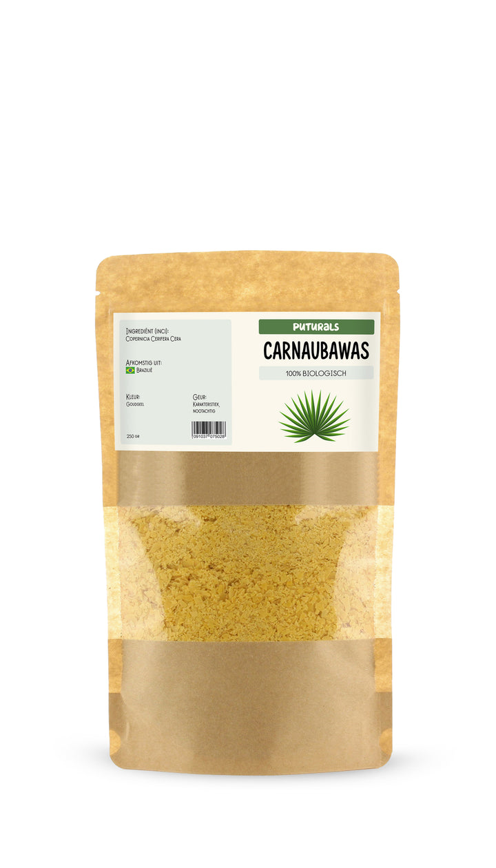 Carnaubawas 100% Plantaardig & Puur - 250 gram - Voorkant