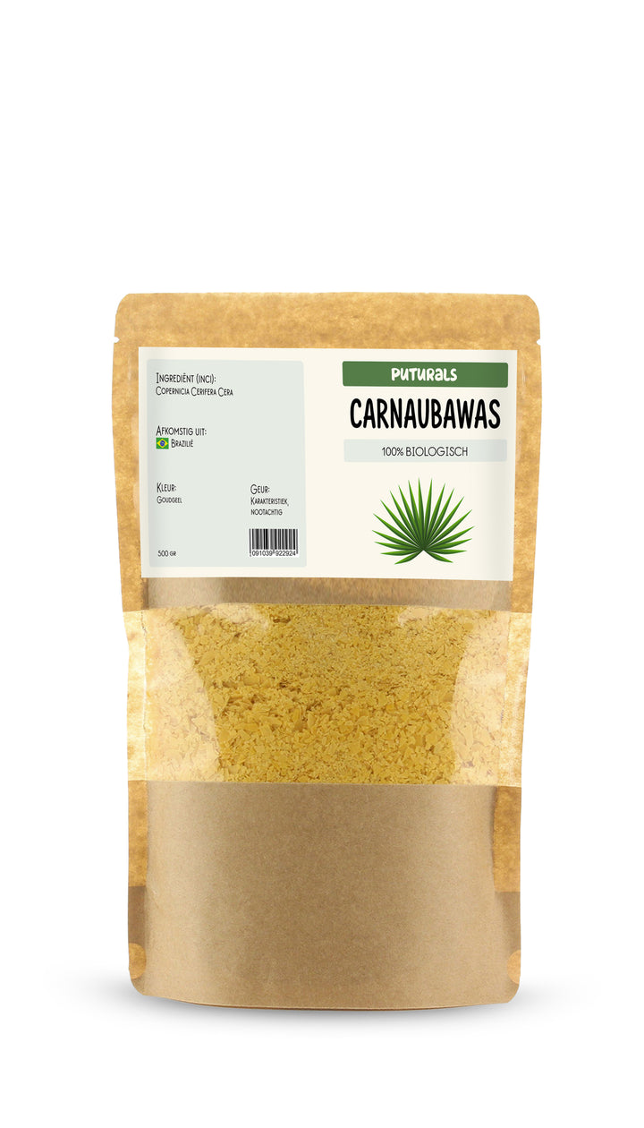 Carnaubawas 100% Plantaardig & Puur - 500 gram - Voorkant