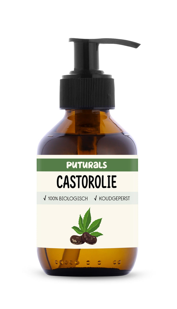 Castor Olie 100% Biologisch & Koudgeperst - 150ml - Voorkant