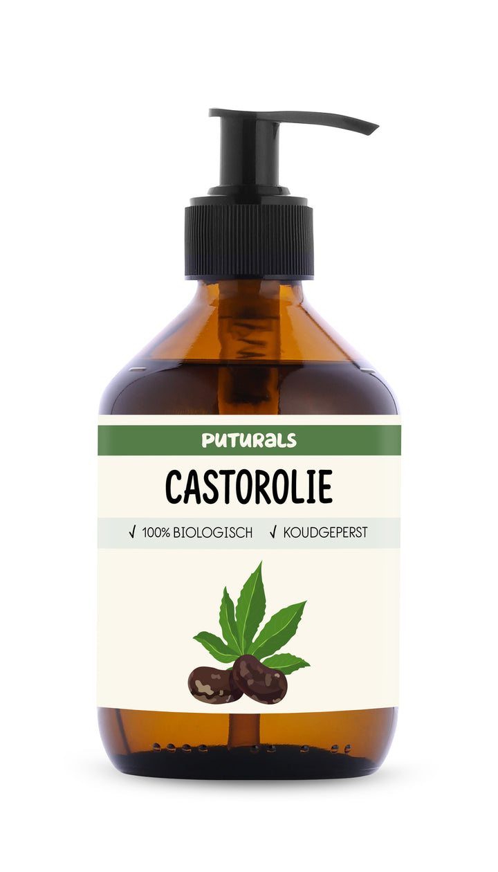 Castor Olie 100% Biologisch & Koudgeperst - 300ml - Voorkant