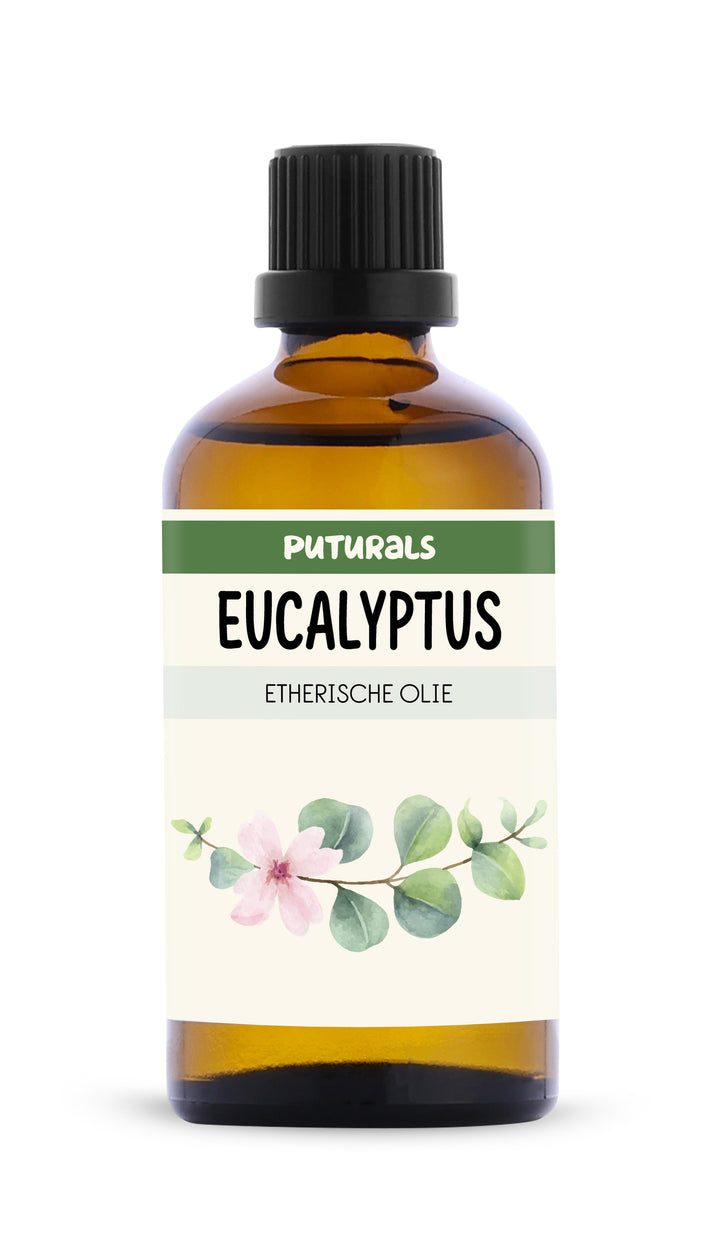 Eucalyptus Etherische Olie 100% Biologisch & Puur - 100ml - Voorkant