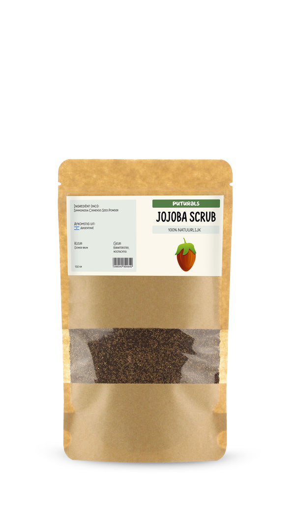 Jojoba Scrub 100% Natuurlijk & Puur - 150 gram - Voorkant