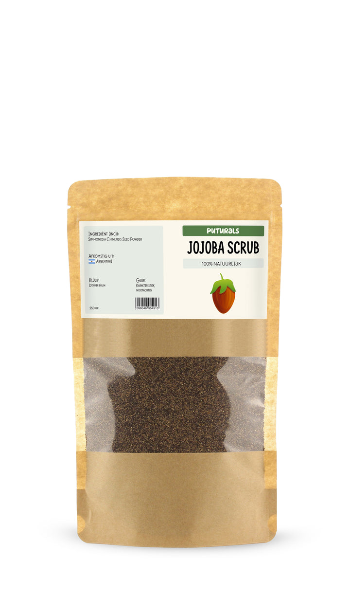 Jojoba Scrub 100% Natuurlijk & Puur - 250 gram - Voorkant