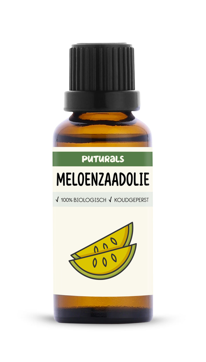 Kalahari Meloenzaadolie 100% Biologisch & Koudgeperst - Voorkant - 30ml