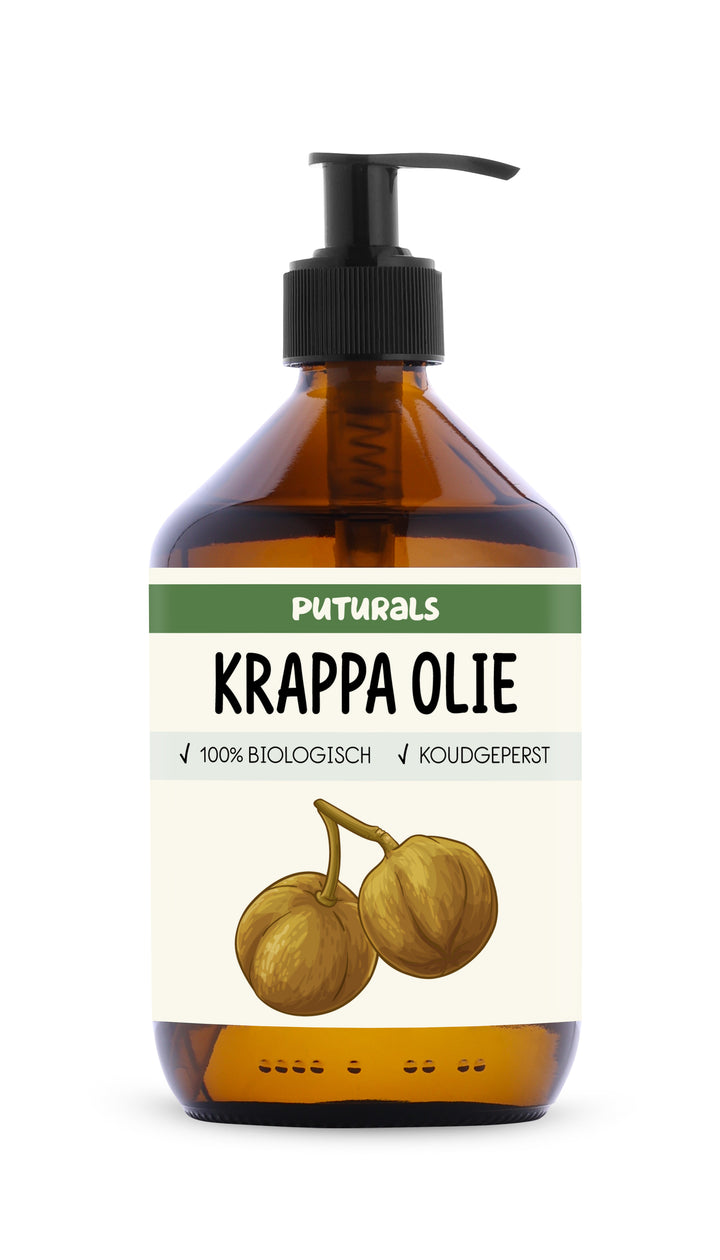 Krappa Olie 100% Biologisch & Koudgeperst - 500ml - Voorkant