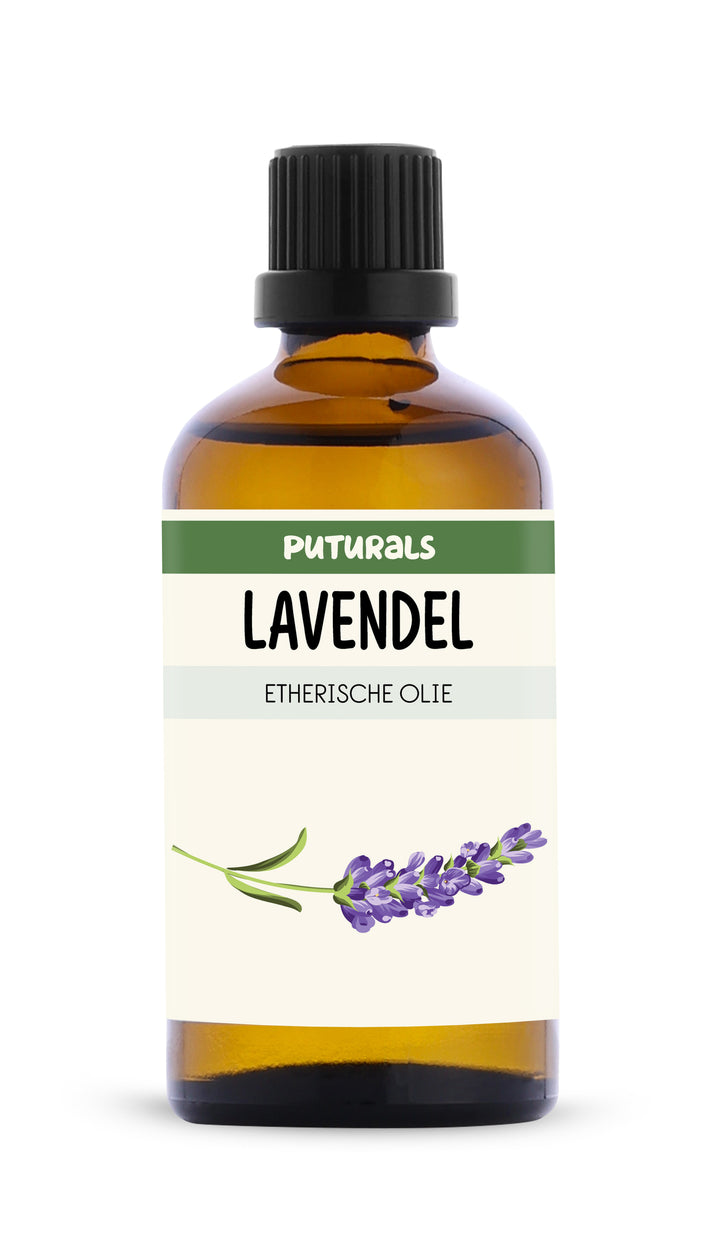 Lavendel Etherische Olie 100% Biologisch & Puur - 100ml - Voorkant