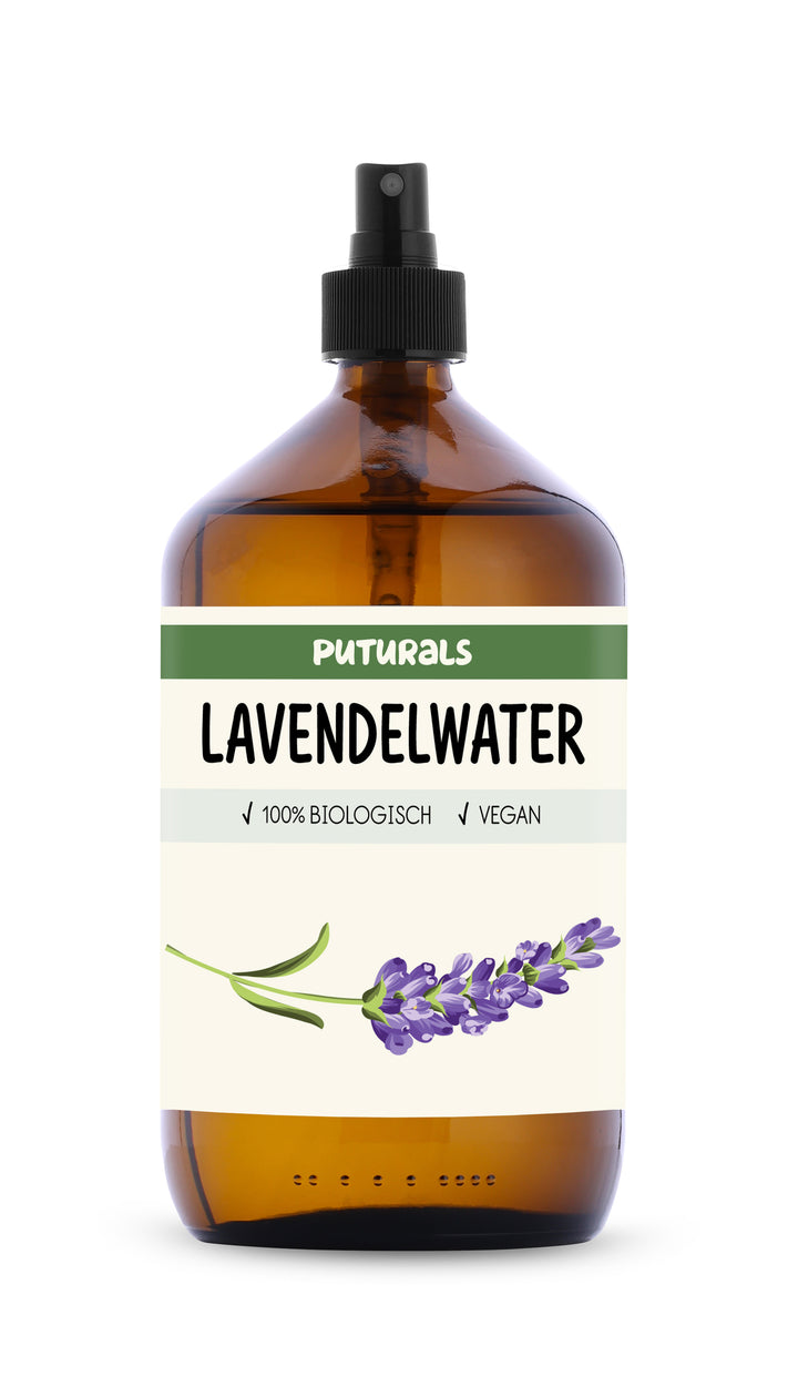 Lavendelwater 100% Biologisch & Puur - 1000ml - Voorkant