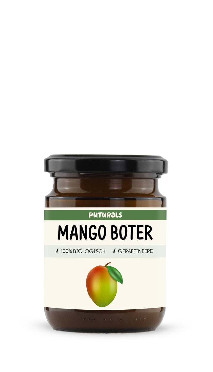 Mango Boter 100% Biologisch & Geraffineerd - 250gram - Voorkant