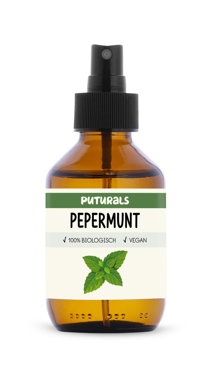 Pepermuntwater 100% Biologisch & Puur - 150ml - Voorkant