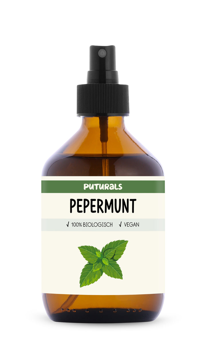 Pepermuntwater 100% Biologisch & Puur - 300ml - Voorkant