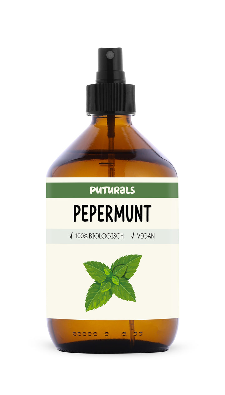 Pepermuntwater 100% Biologisch & Puur - 500ml - Voorkant