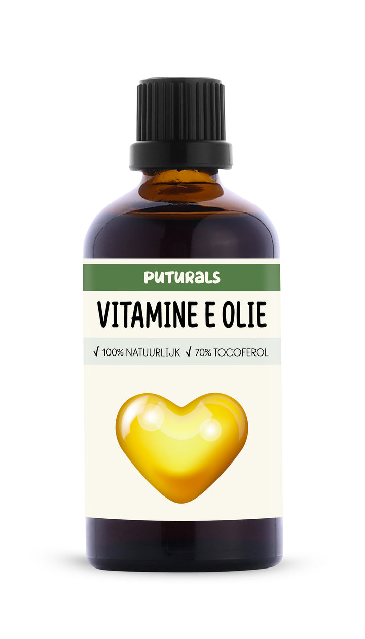 Vitamine E Olie 100% Natuurlijk & Puur - 100ml - Voorkant