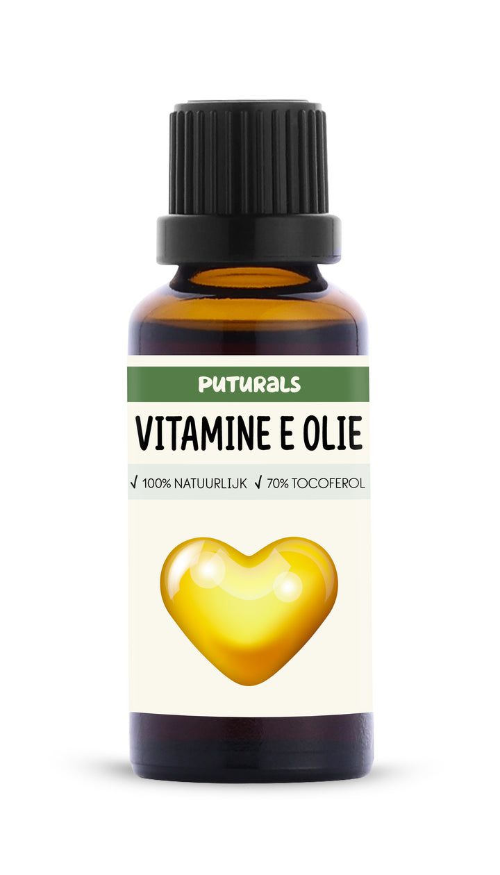 Vitamine E Olie 100% Natuurlijk & Puur - 30ml - Voorkant