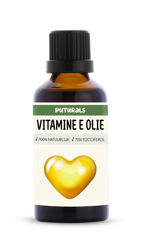 Vitamine E Olie 100% Natuurlijk & Puur - 50ml - Voorkant